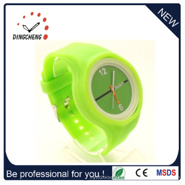 Grandes montres bon marché avec des sangles en silicone Custom Made Watch (DC-1308)